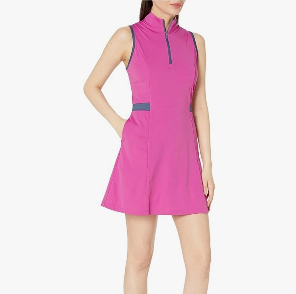 PGA Tour Stylish Pink Sleeveless Golf Dress